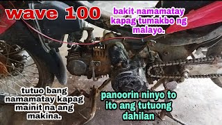 panoorin kung ano dahilan ng kapag mainit na makina namamatay. WAVE 100