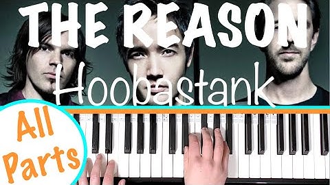 How to play THE REASON - Hoobastank Piano Tutorial (Chords Accompaniment)