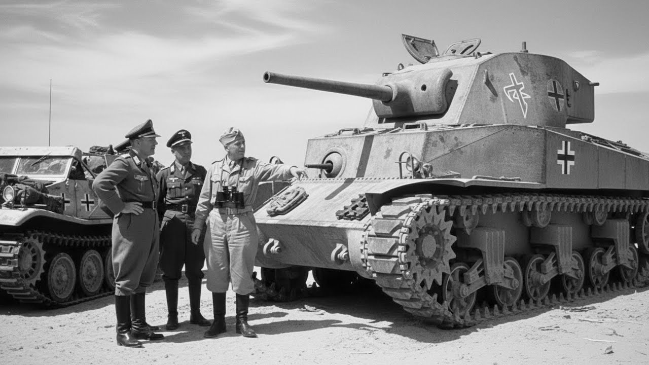 Компания Rommel провела осмотр захваченного танка Grant и сообщила, что его 75-мм бортовая пушка ...