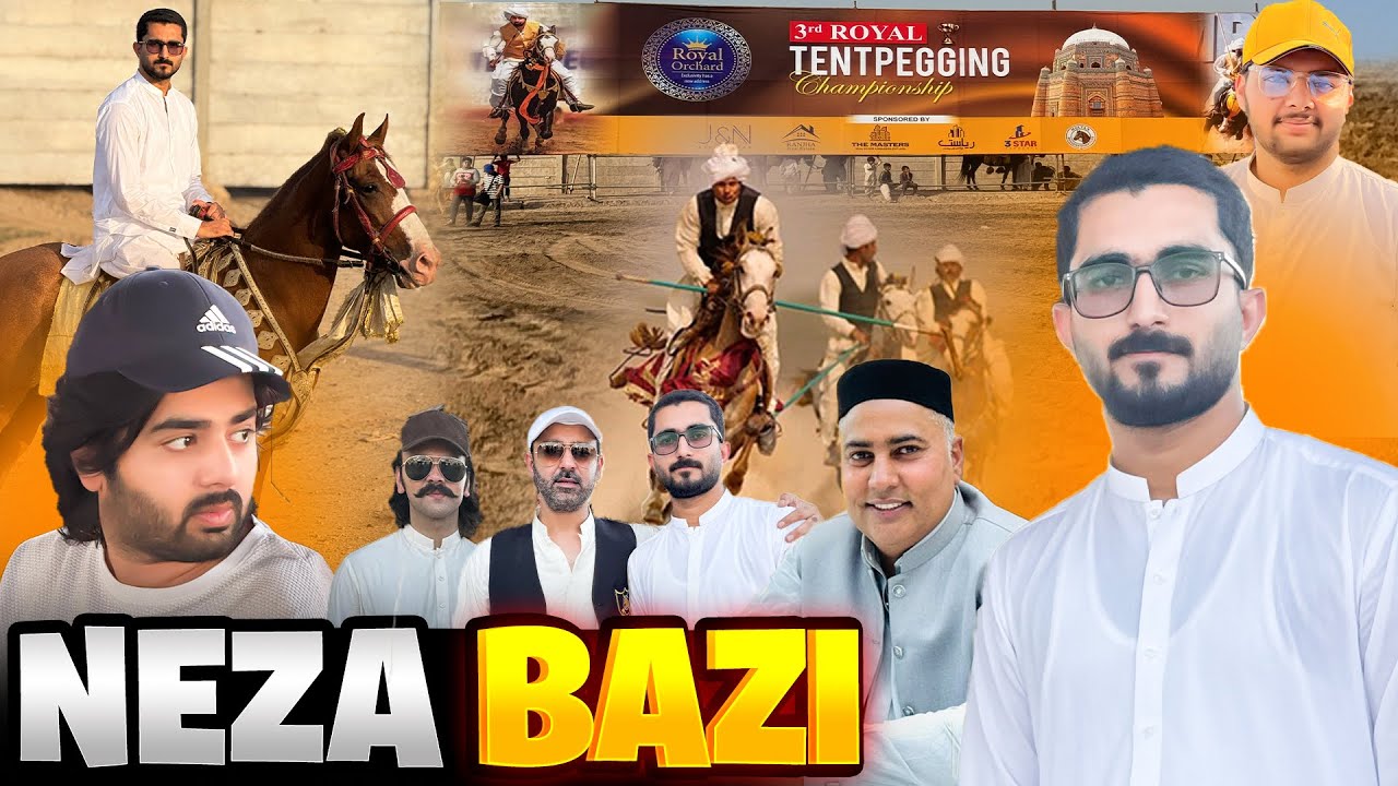 🐎 Neza Bazi Adventure Day! | Royal Tent Pegging & Thrilling Moments 🎖️