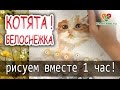 Растушевка шерсти! 🎨Раскраска по номерам "Котята"