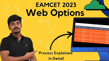 EAMCET 2023 Web Options | Process Explained in Detail | Telangana and AP | EAMCET Counselling