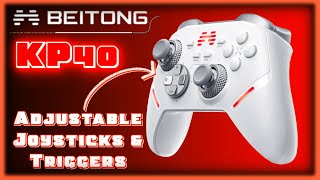 Controller with AI and Adjustable TMR Joysticks / Triggers! | Hands on Beitong KP40