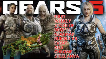 GEARS 5 First Weekly Store of Drop 2, Map Rumble Versus Event, Chrome Steel Anya & New Esports Set