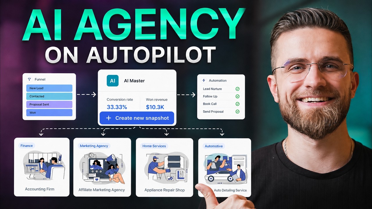 How to Start an AI Automation Agency With AI Agents (Create Once, Sell Forever)