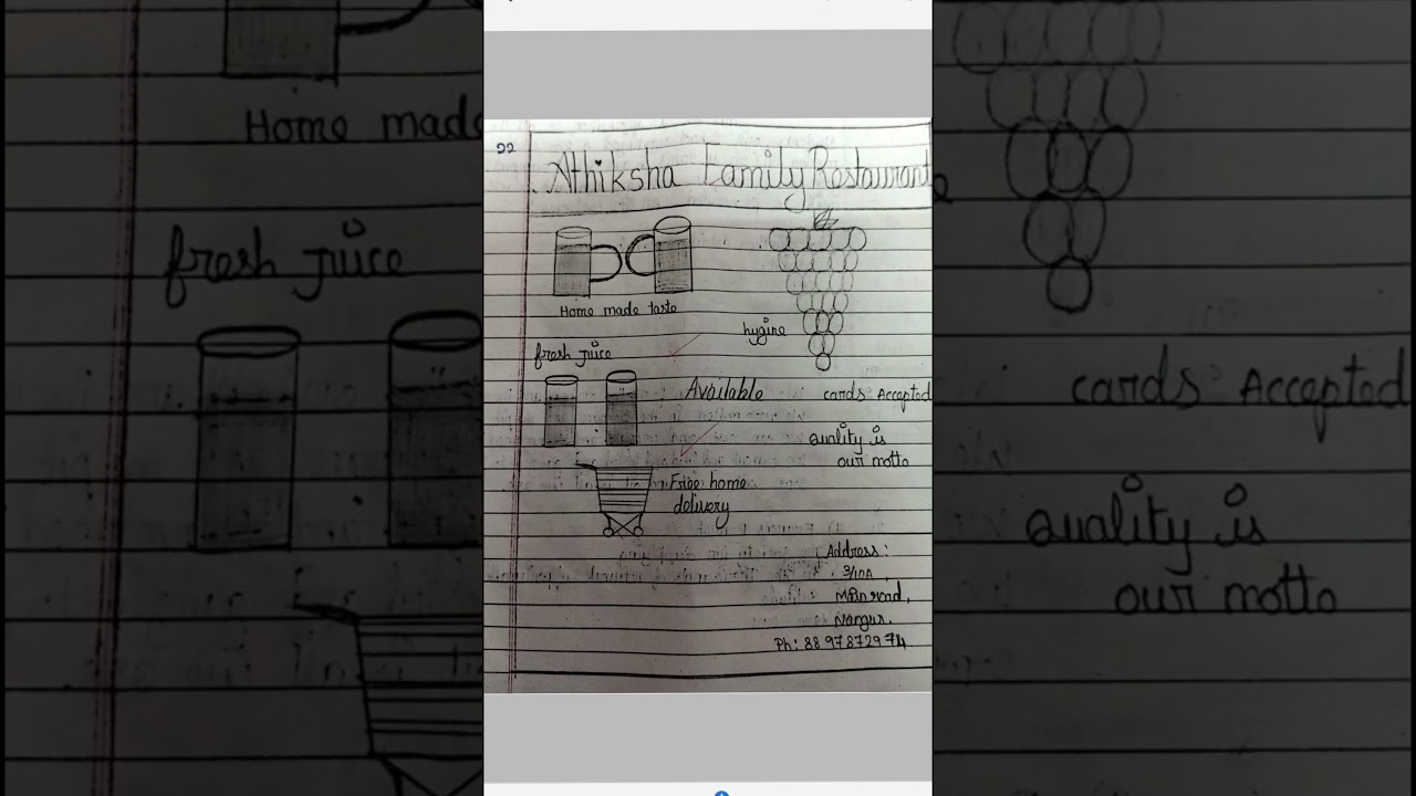 Family restaurant Advertisement 