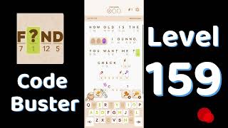 Code Busters Level 159 Walkthrough 🧩 | All Puzzle Solutions| Solutionguruji