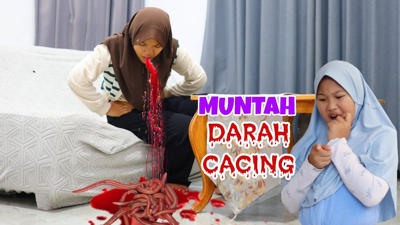 GAWAT !! NOK MUNTAH D4R4H ADA CACINGNYA GEGARA MAKAN INI ...... | CHIKAKU CHANNEL