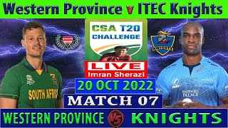 Live : Western Province vs Knights | WP vs KTS | CSA T20 Challenge 2022 Live streaming | Buzz Bro