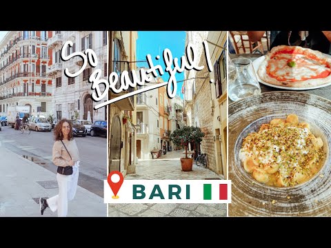 THE MOST UNDERRATED DESTINATION IN ITALY | Amazing Food | Bari Travel Guide Vlog 2022 4K