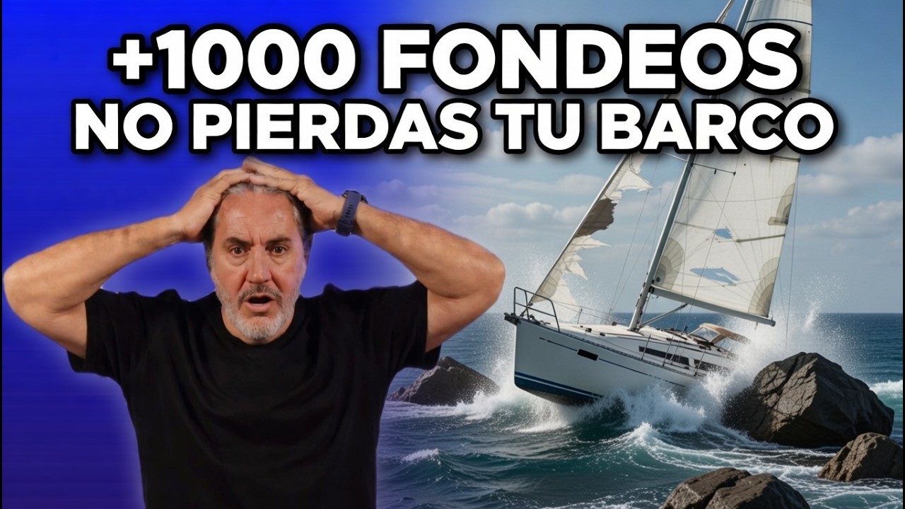+1000 FONDEOS: ¡No Pierdas Tu Barco! Trucos para fondear Seguro y Dormir Tranquilo ⚓