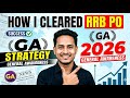 Complete General Awareness Strategy for Bank Exams 2026 | #rrbpo #rrbclerk #ibpspo #sbipo #sbiclerk
