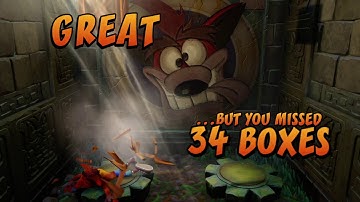 Crash Bandicoot N. Sane Trilogy - Crash gets trampled by crates