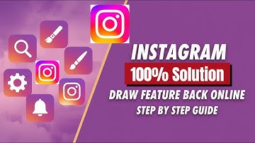 How to Fix Instagram Draw Option not Showing Problem 2025 I Instagram New Feature Draw in Chat