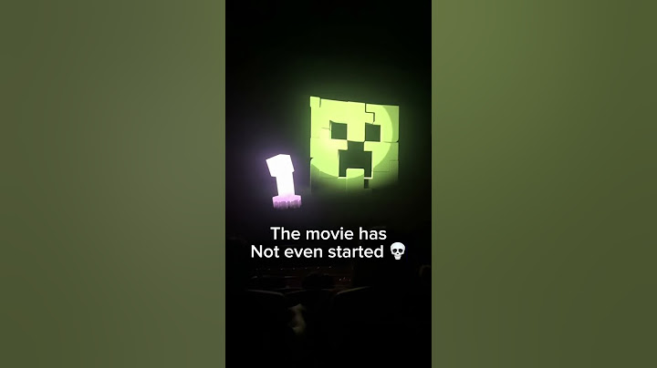 Theater freak out #minecraftmovie #minecraft #movie