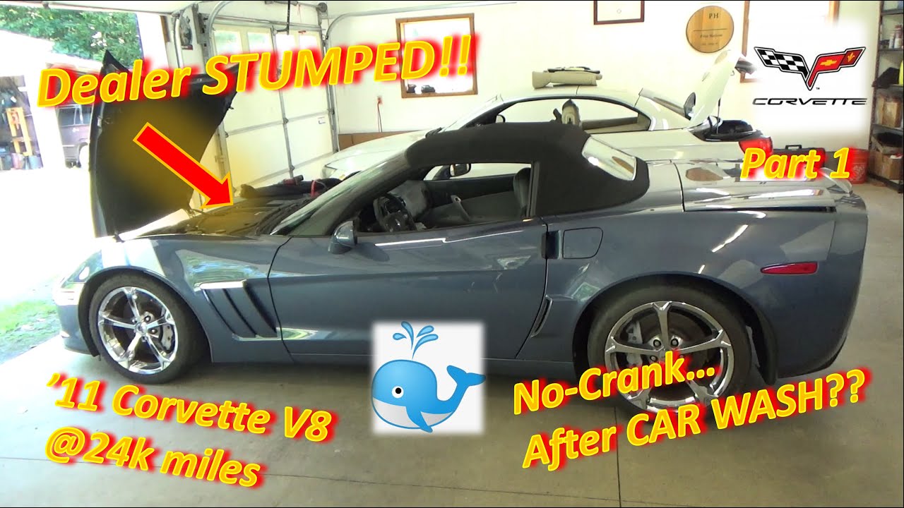 (Pt 1) Corvette STUMPS Dealer: No-Crank After CAR WASH?? (PHAD New Year 2025)