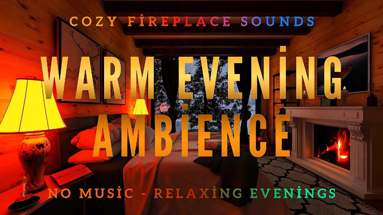 Warm Fireplace Ambience for Relaxing Evenings | 4 Hours