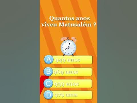 Quantos anos viveu Matusalém? #shorts #biblia #perguntaserespostas