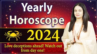 Cancer Yearly Horoscope 2024| Cancer Horoscope| Yearly Horoscope 2024| AstroSage