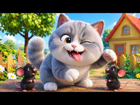 Meow Meow Billi Karti | Hindi Rhyme For Kids | म्याऊ म्याऊ | Balgeet In Hindi |