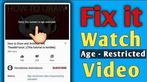 How to Watch Age restricted videos on youtube android || Fix Age restriction problem on youtube