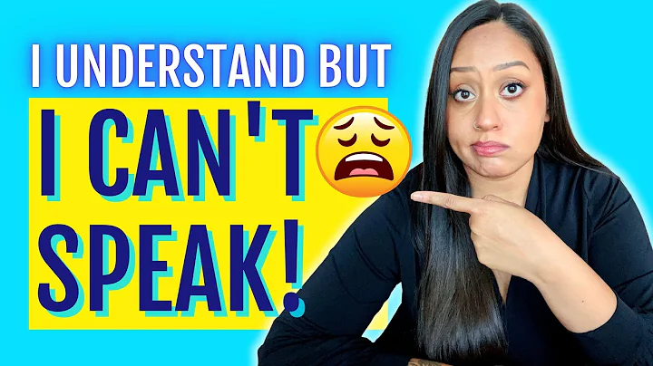 Why You Can Understand English Better Than You Can Speak!