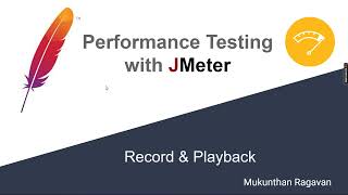JMeter - Record & Playback