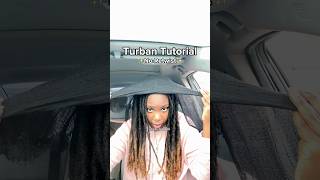 Quick Turban Tutorial for Locs (No Retwist Style)😍🔥