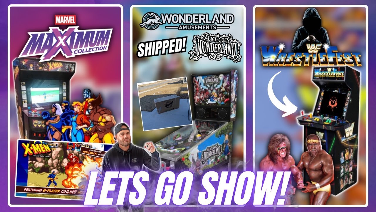 6 Player XMen In Home Arcade, Wonderland Amusements Shipping, And Mystery Encoder's Wrestlefest Mod!