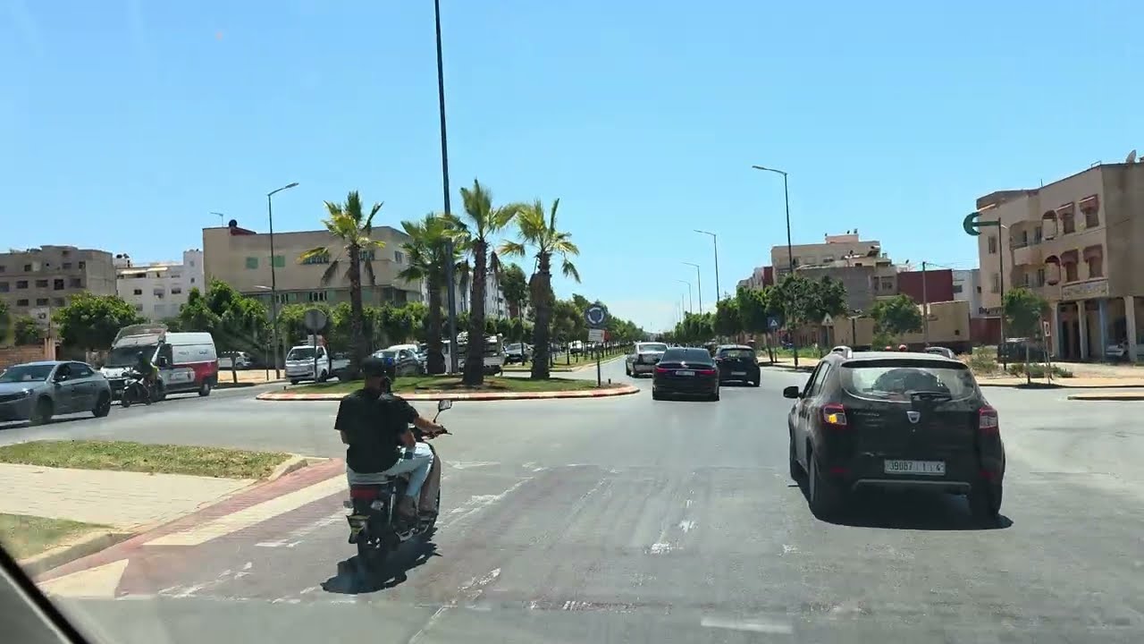 مباشرة من تمارة شارع طارق ابن زياد تغييرات كبيرة في اتجاه أحسن طريق صاحب الخبزة العجيبة 😍😍👏👏