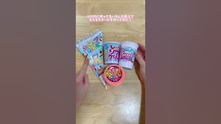 [100 yen shop] How to make mochimochi balls #shorts