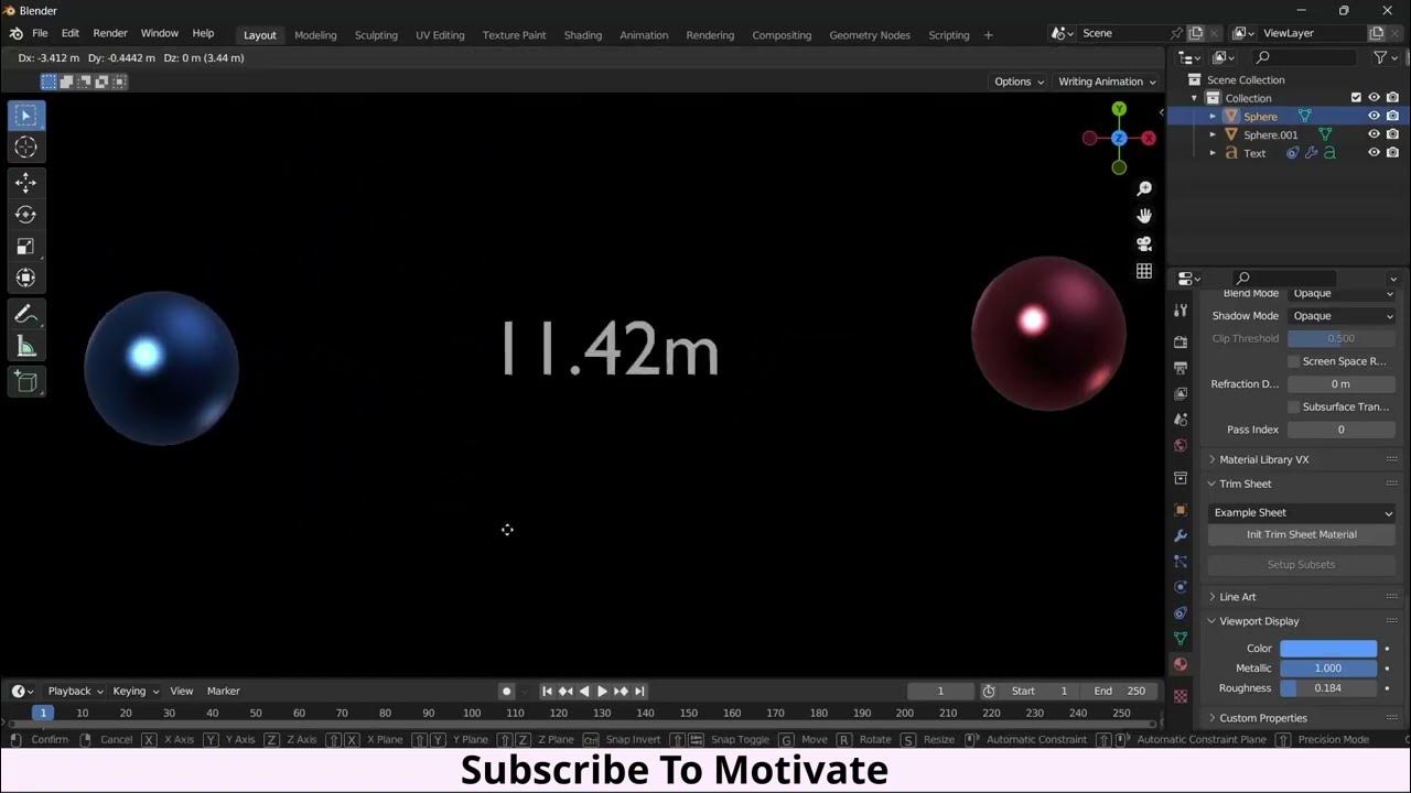 Blender Measure Distance Tutorial Using Geometry Nodes YouTube
