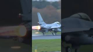 3x afterburner noise F-16 #aviation #military #airforce #planespotting  #f16 #fighter #afterburner