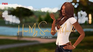 How My Sims are Made (with cc links) | The Sims 4