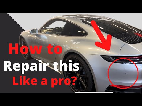 Porsche 911 bumper fix! How to repair and do it your self.