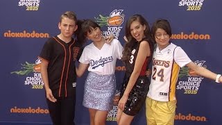 Bella And The Bulldogs Cast Kids Choice Sports 2015 Orange Carpet Arrivals