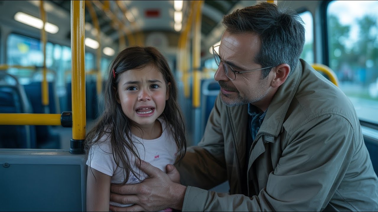 Bus Driver Sees Little Girl Cry Every Day — What He Found Under Her Seat Shocked Him...