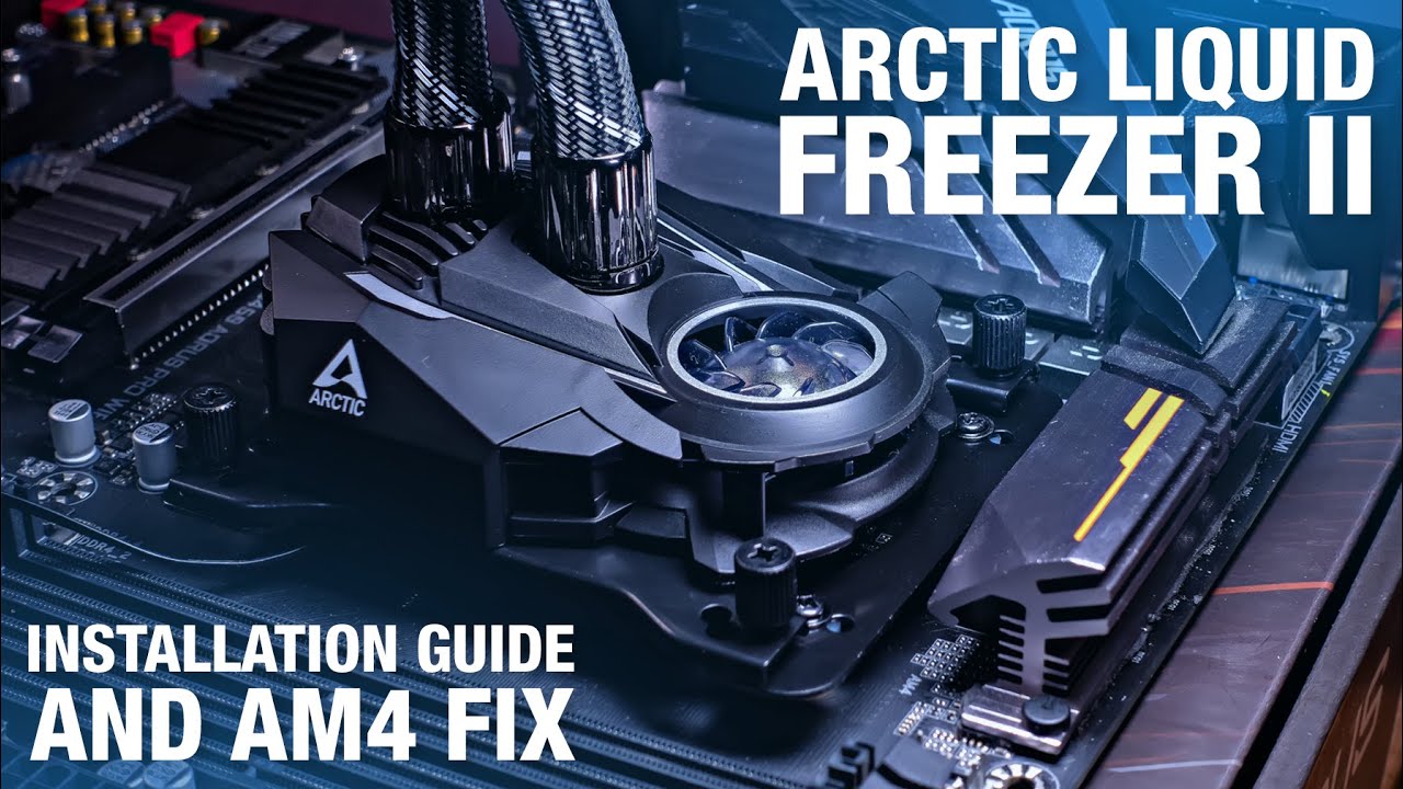 Arctic Liquid Freezer II 360 AIO Installation Guide and AM4 Fix! (Rev 3 and  4) 