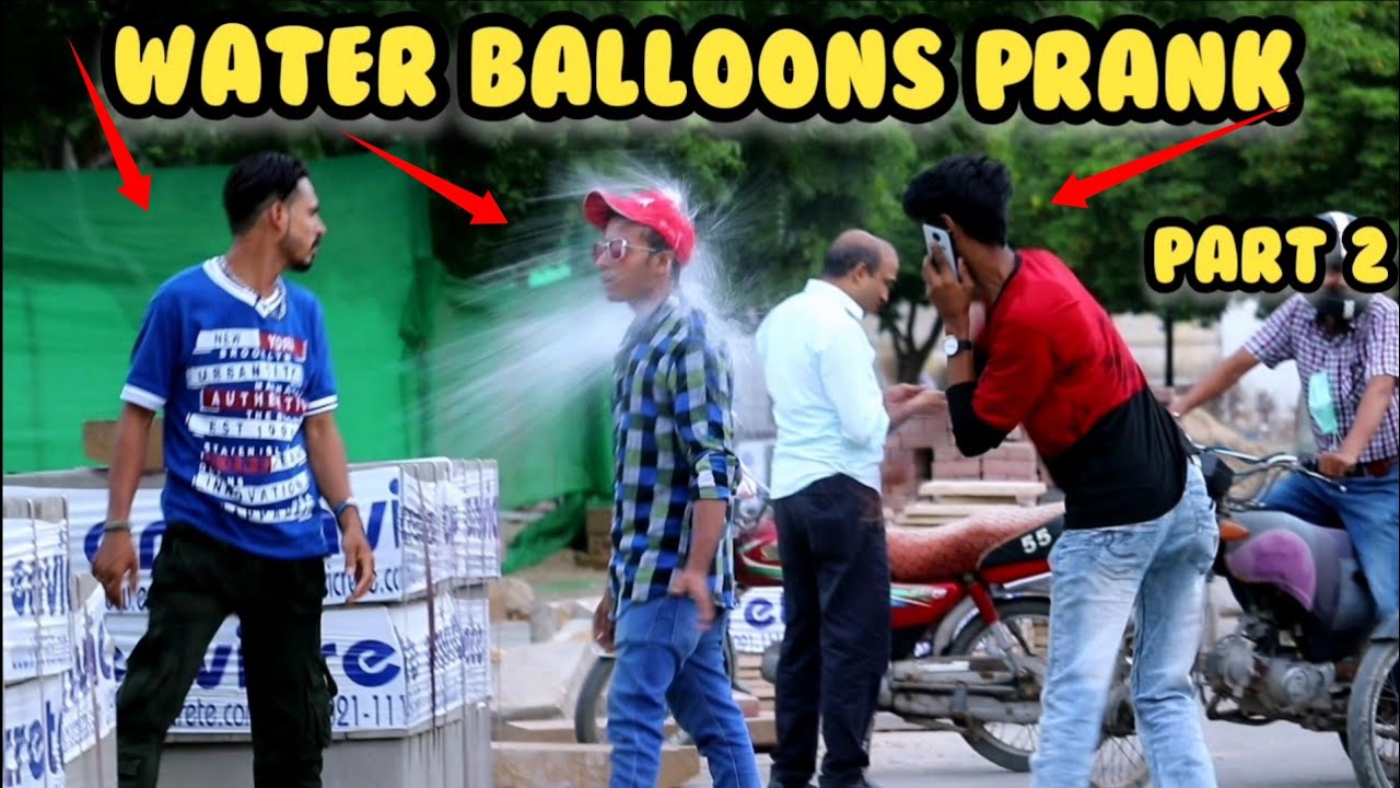 Smashing Water Balloons Prank Part 2 Prank In Pakistan Jugnoo