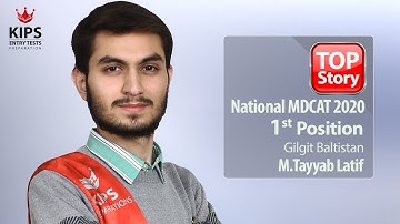 Top Story | M. Tayyab Latif 1st Position (Gilgit Baltistan) National MDCAT 2020 - NMDCAT Topper