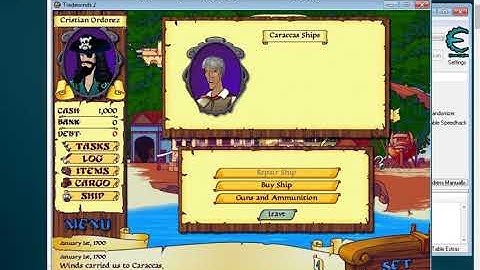 Tradewinds Hack:using cheat engine