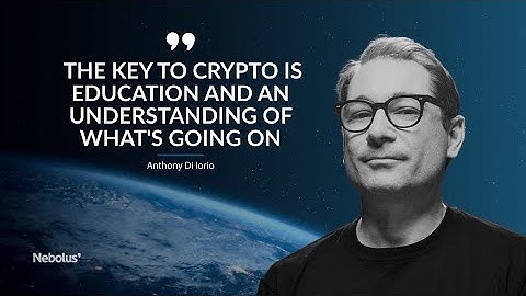 Education: the key to mass adoption. (Anthony Di Iorio, Ethereum Co-Founder)