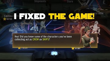 The Ultimate Crew Tutorial Bug FIX! | SWGOH
