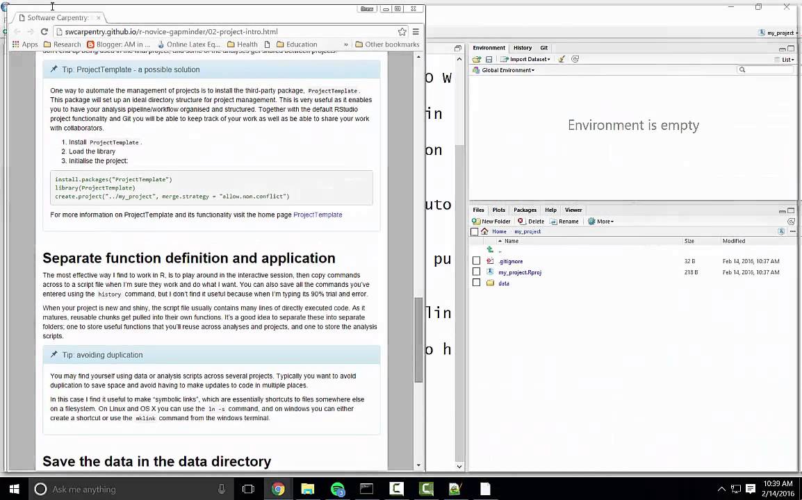Project Management in RStudio - YouTube