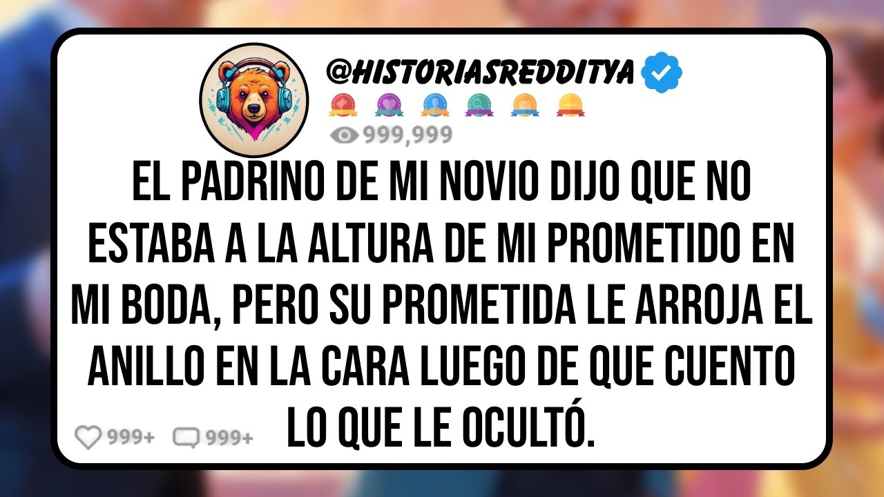 El PADRINO de mi NOVIO Contó mi Pasado en el Discurso de BODA para Humillarme, Pero le Agradecí...