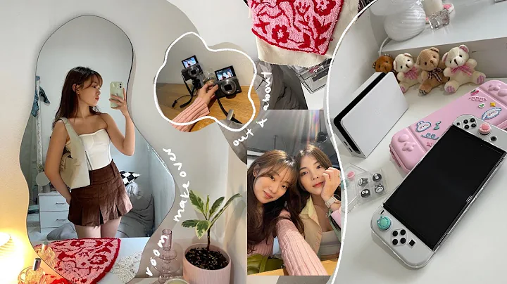 VLOG  room makeover, nintendo switch oled unboxing...