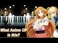 GUESS THE ANIME OPENING QUIZ - 20+ Openings (Piano)