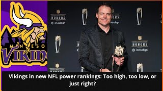 '🏈 Vikings 2025 Power Rankings: Top 10 or Mid-Pack? Skol Nation, Let’s Talk! 💜