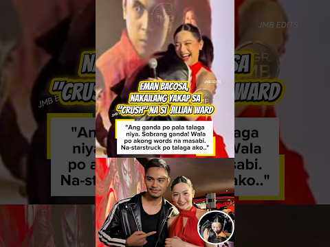 Emman Bacosa nakailang yakap kay Jillian ward😱#emmanbacosa #jillianward #emmanbacosa