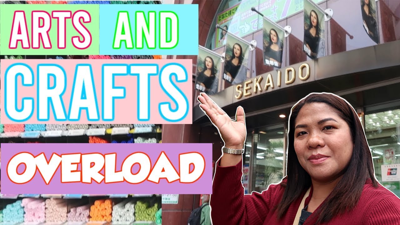 TOKYO JAPAN BIGGEST ARTS AND CRAFT STORE + TIME FOR GIVEAWAYS YouTube